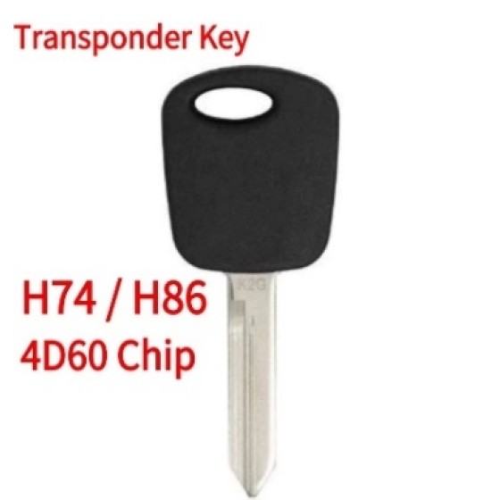 H74 / H86 Ford Mazda Lincoln Transponder Key (4D60 Chip)(Aftermarket chip/OEM chip )(No logo)